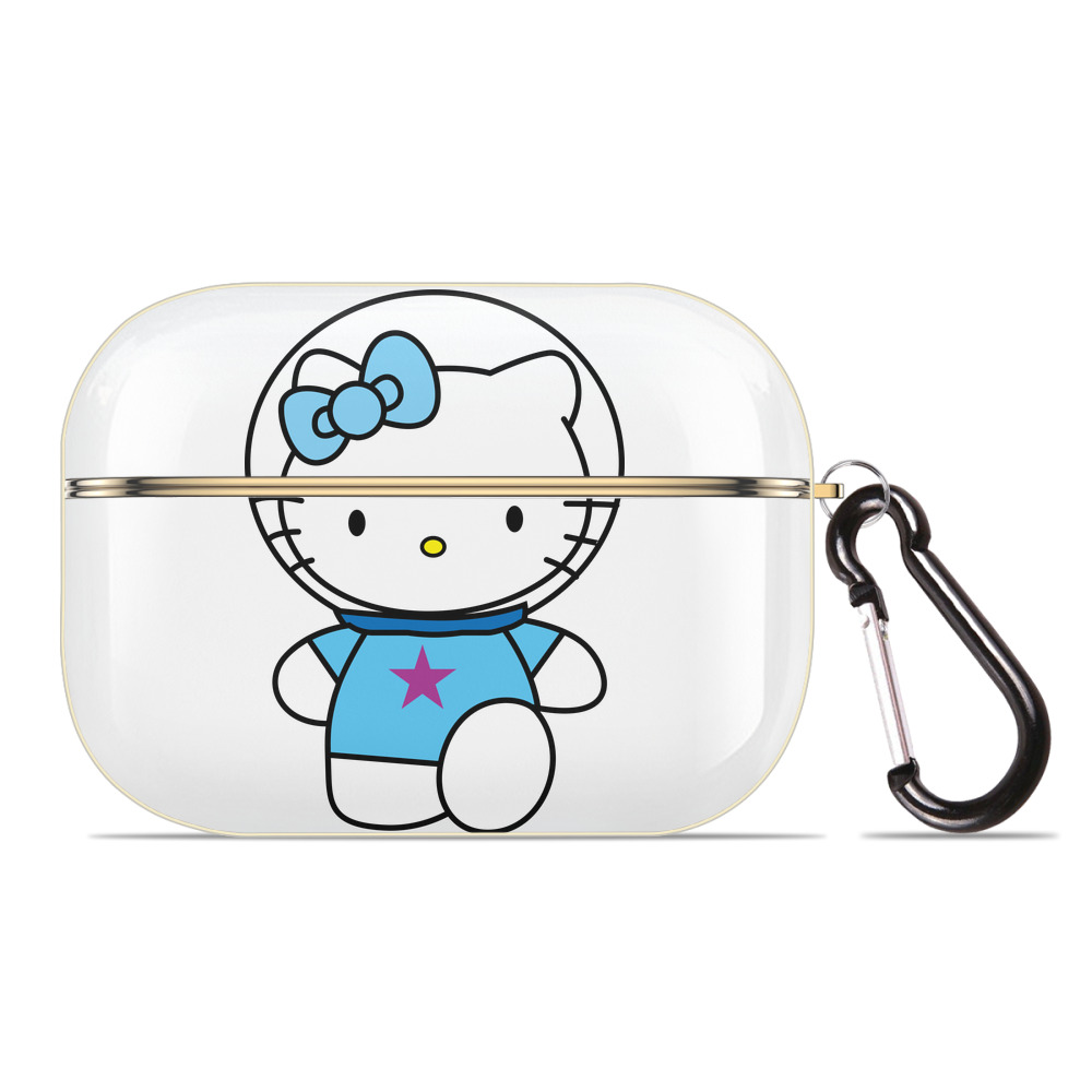（画像用） Hello Kitty ハローキティ 【AirPods Pro用】ハードシェル保護ケース｜耐衝撃・防指紋・カラビナ付き商品仕様