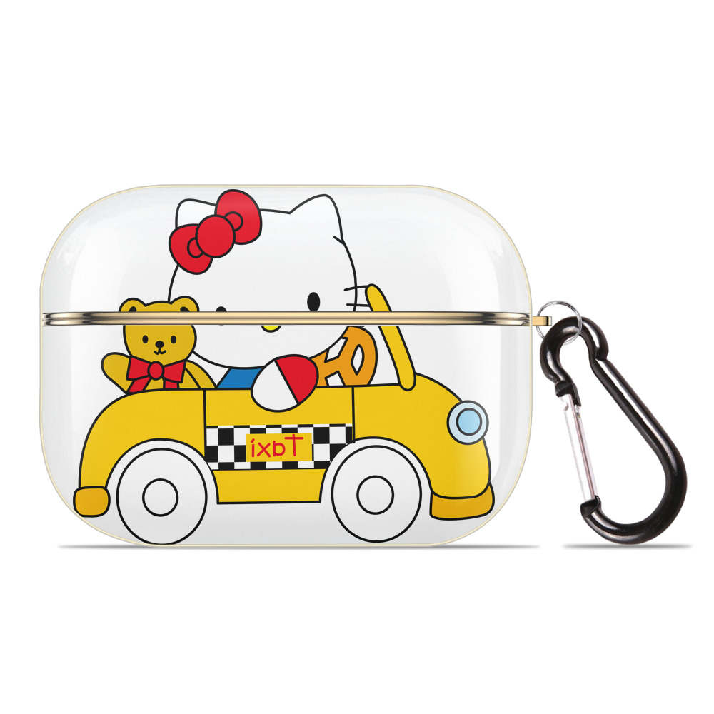 （画像用） Hello Kitty ハローキティ 【AirPods Pro用】ハードシェル保護ケース｜耐衝撃・防指紋・カラビナ付き商品仕様