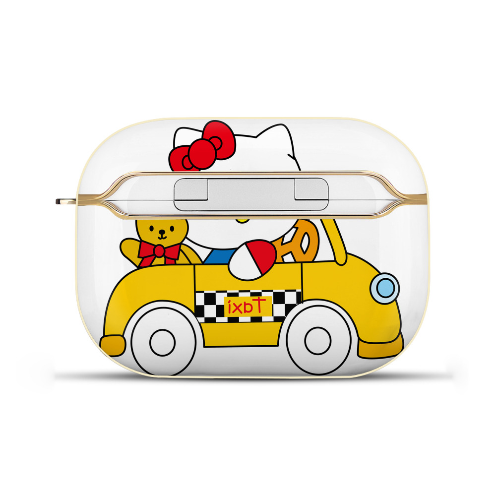 （画像用） Hello Kitty ハローキティ 【AirPods Pro用】ハードシェル保護ケース｜耐衝撃・防指紋・カラビナ付き商品仕様