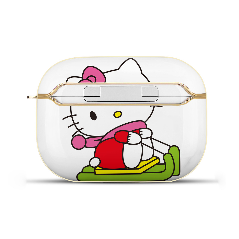 （画像用） Hello Kitty ハローキティ 【AirPods Pro用】ハードシェル保護ケース｜耐衝撃・防指紋・カラビナ付き商品仕様