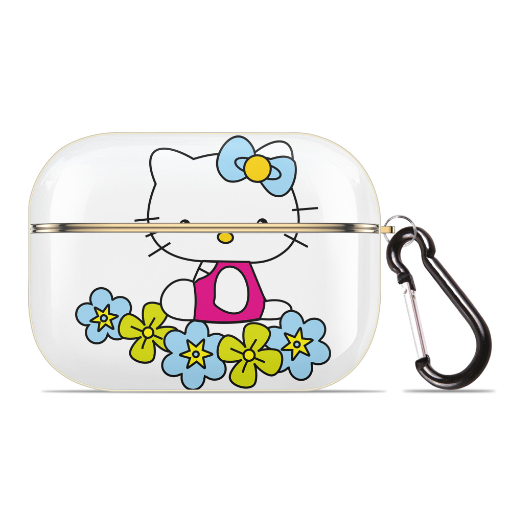 （画像用） Hello Kitty ハローキティ 【AirPods Pro用】ハードシェル保護ケース｜耐衝撃・防指紋・カラビナ付き商品仕様