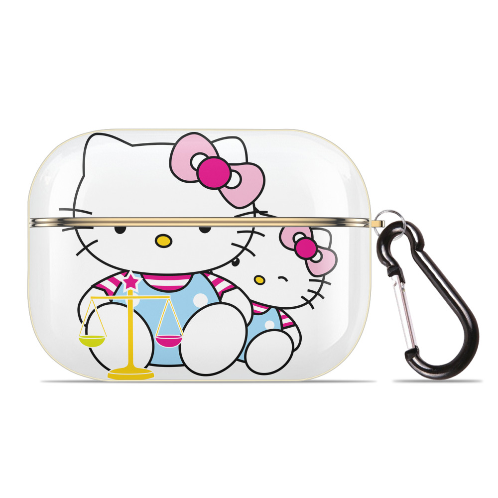 （画像用） Hello Kitty ハローキティ 【AirPods Pro用】ハードシェル保護ケース｜耐衝撃・防指紋・カラビナ付き商品仕様