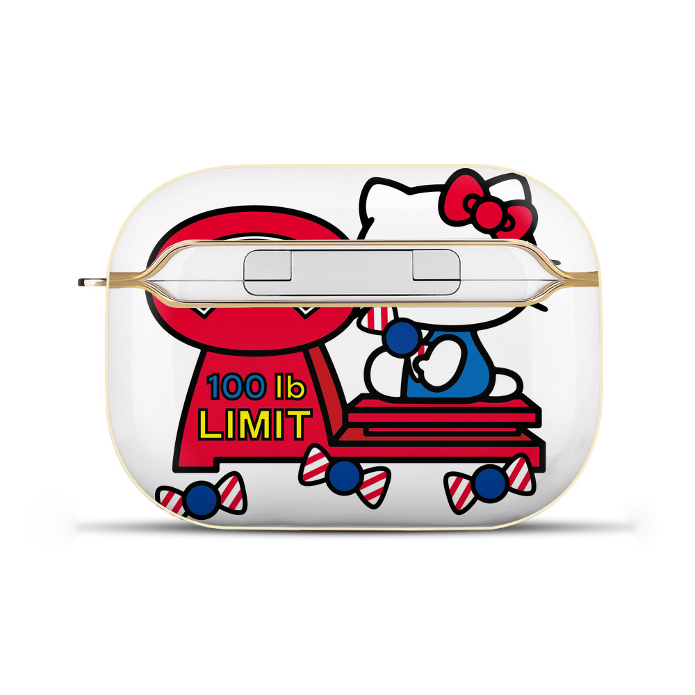 （画像用） Hello Kitty ハローキティ 【AirPods Pro用】ハードシェル保護ケース｜耐衝撃・防指紋・カラビナ付き商品仕様