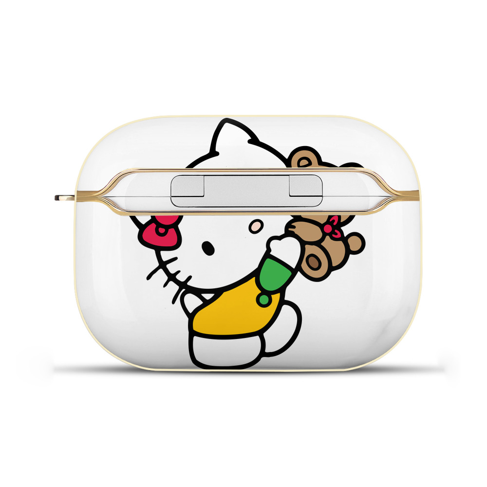 （画像用） Hello Kitty ハローキティ 【AirPods Pro用】ハードシェル保護ケース｜耐衝撃・防指紋・カラビナ付き商品仕様