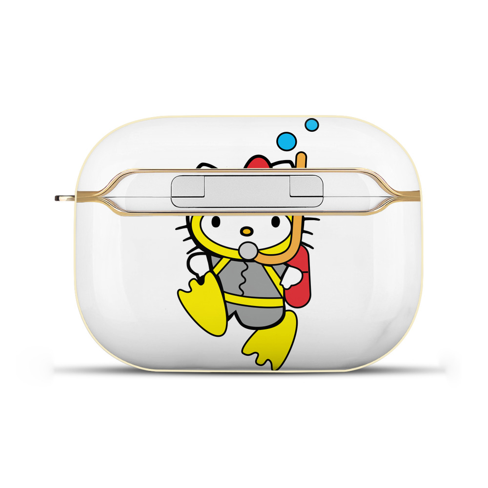 （画像用） Hello Kitty ハローキティ 【AirPods Pro用】ハードシェル保護ケース｜耐衝撃・防指紋・カラビナ付き商品仕様