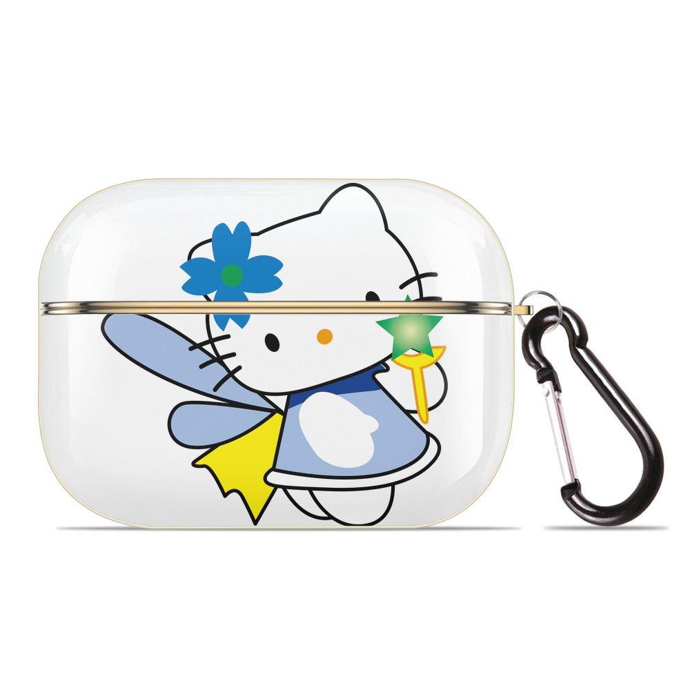 （画像用） Hello Kitty ハローキティ 【AirPods Pro用】ハードシェル保護ケース｜耐衝撃・防指紋・カラビナ付き商品仕様