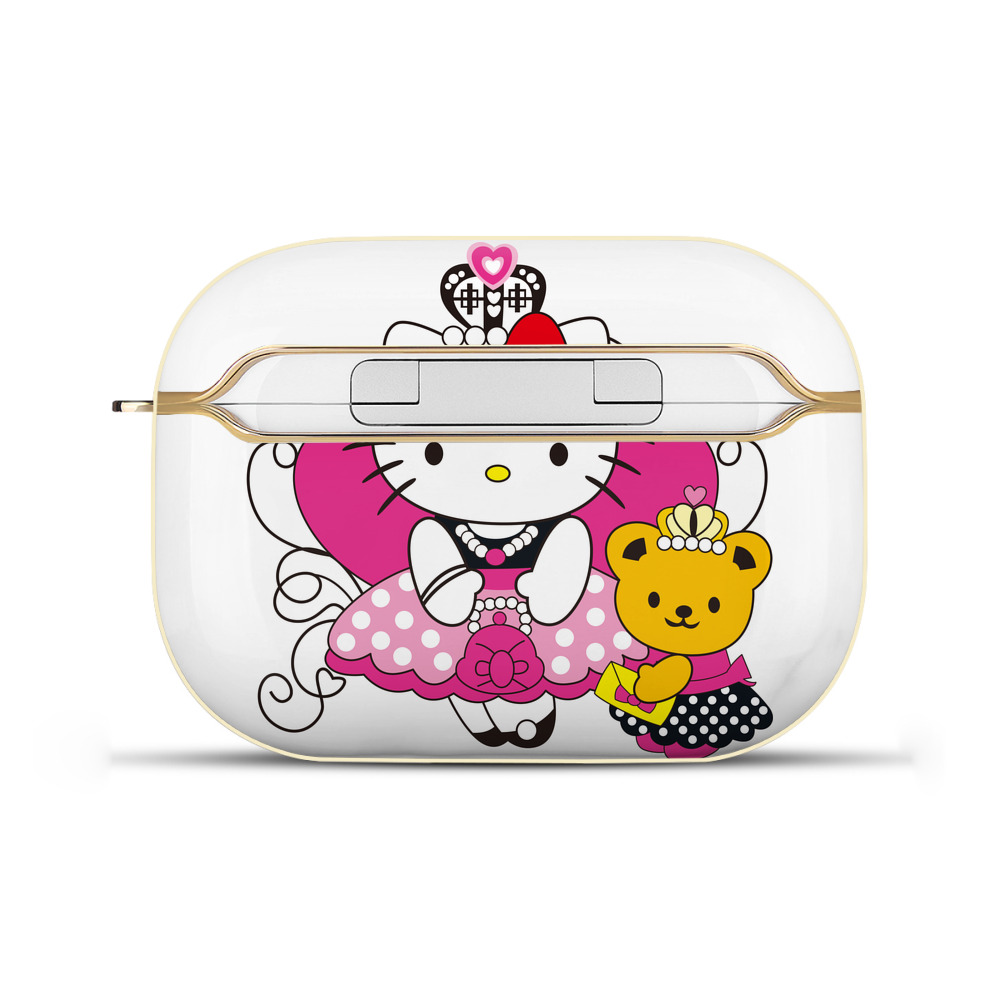 （画像用） Hello Kitty ハローキティ 【AirPods Pro用】ハードシェル保護ケース｜耐衝撃・防指紋・カラビナ付き商品仕様