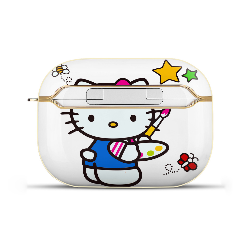 （画像用） Hello Kitty ハローキティ 【AirPods Pro用】ハードシェル保護ケース｜耐衝撃・防指紋・カラビナ付き商品仕様