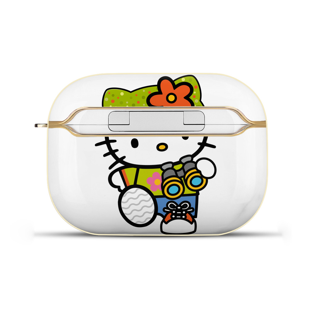 （画像用） Hello Kitty ハローキティ 【AirPods Pro用】ハードシェル保護ケース｜耐衝撃・防指紋・カラビナ付き商品仕様