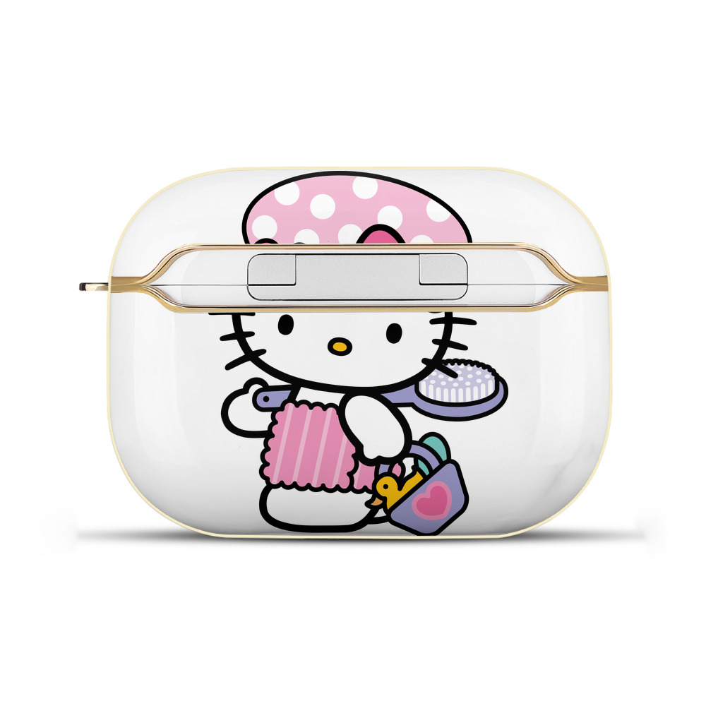 （画像用） Hello Kitty ハローキティ 【AirPods Pro用】ハードシェル保護ケース｜耐衝撃・防指紋・カラビナ付き商品仕様