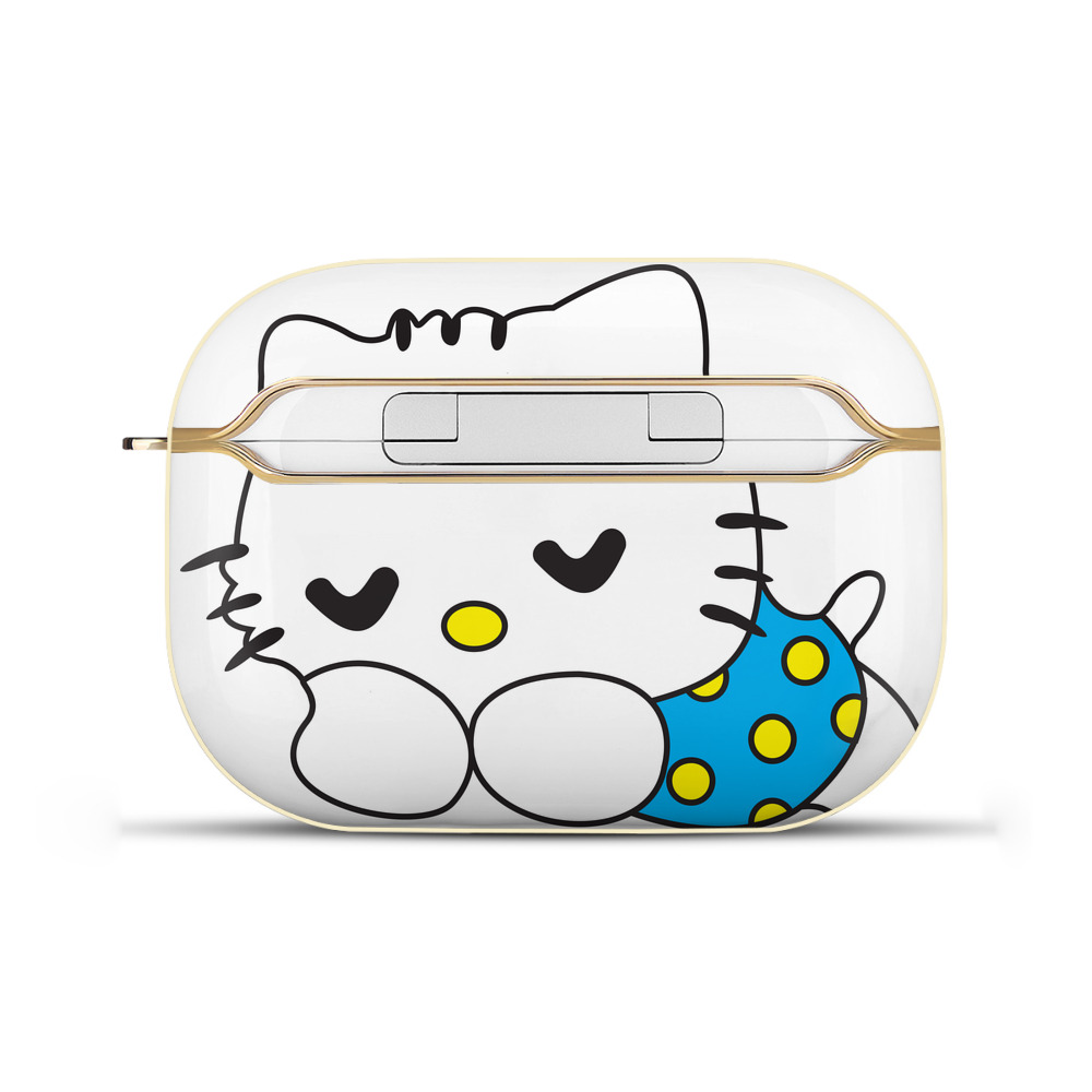 （画像用） Hello Kitty ハローキティ 【AirPods Pro用】ハードシェル保護ケース｜耐衝撃・防指紋・カラビナ付き商品仕様