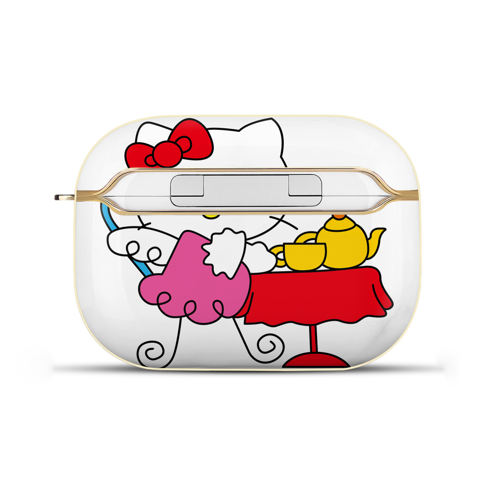 （画像用） Hello Kitty ハローキティ 【AirPods Pro用】ハードシェル保護ケース｜耐衝撃・防指紋・カラビナ付き商品仕様