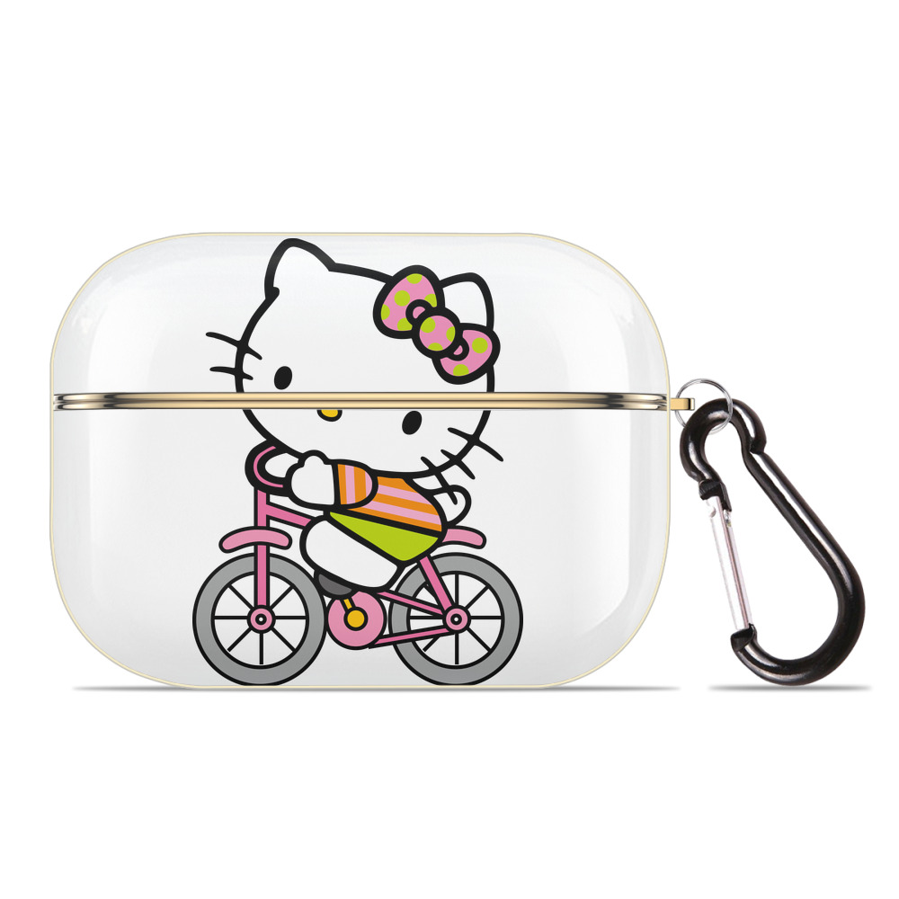 （画像用） Hello Kitty ハローキティ 【AirPods Pro用】ハードシェル保護ケース｜耐衝撃・防指紋・カラビナ付き商品仕様