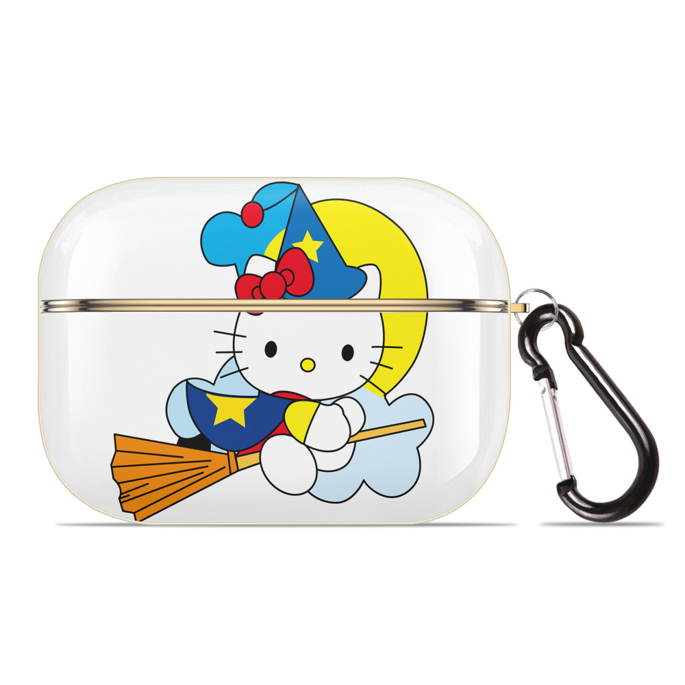 （画像用） Hello Kitty ハローキティ 【AirPods Pro用】ハードシェル保護ケース｜耐衝撃・防指紋・カラビナ付き商品仕様
