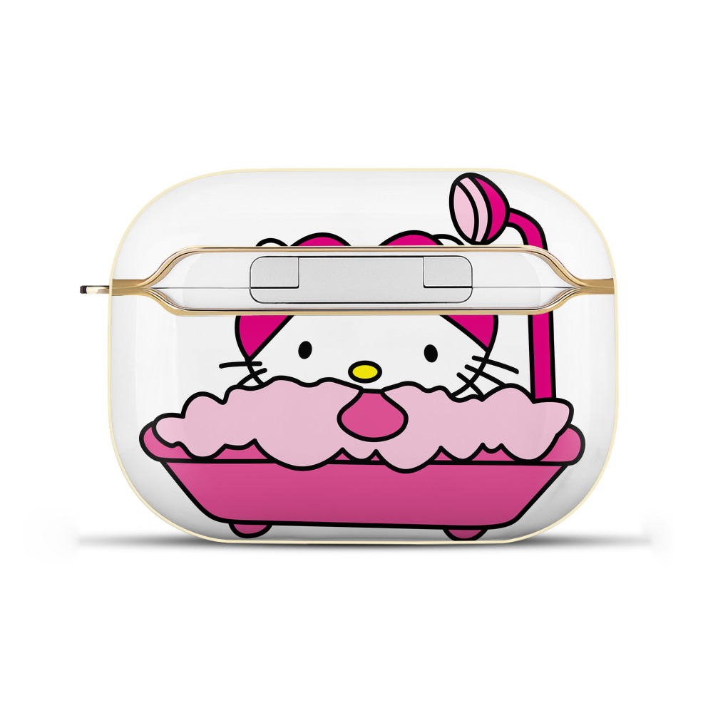 （画像用） Hello Kitty ハローキティ 【AirPods Pro用】ハードシェル保護ケース｜耐衝撃・防指紋・カラビナ付き商品仕様