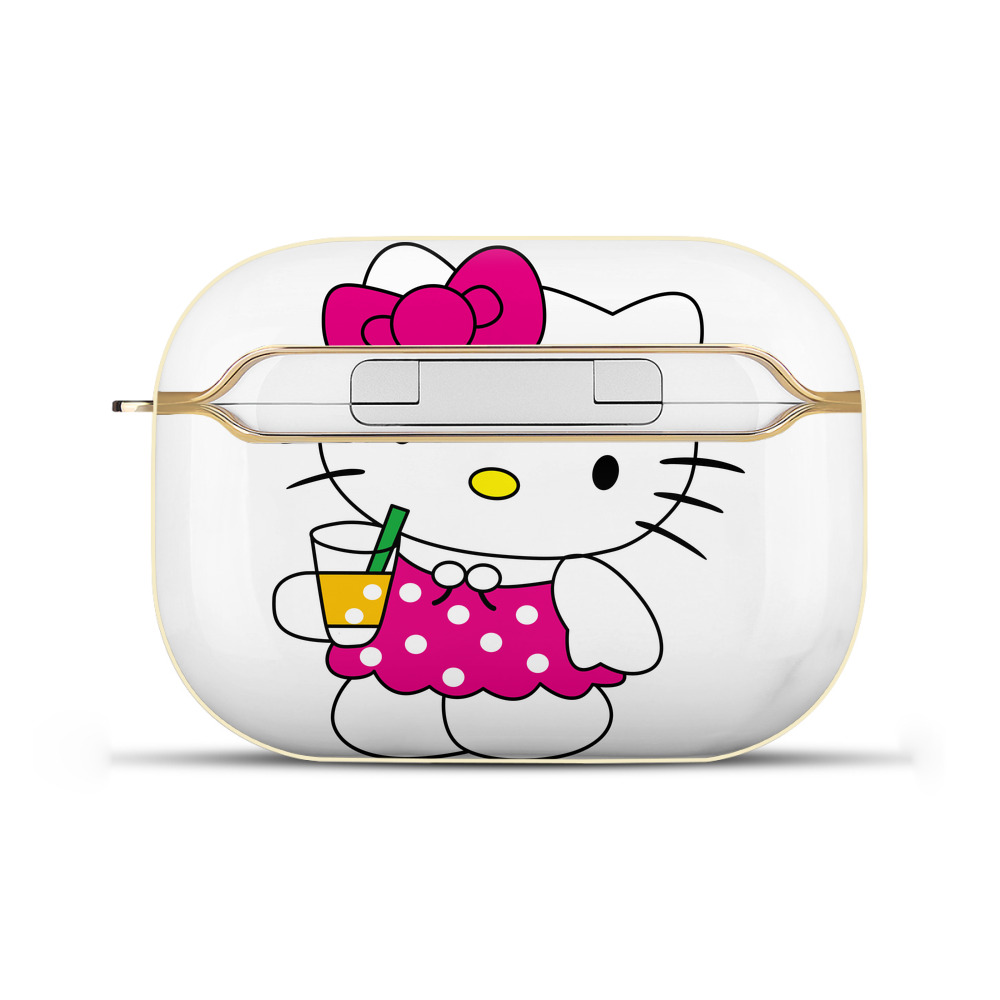 （画像用） Hello Kitty ハローキティ 【AirPods Pro用】ハードシェル保護ケース｜耐衝撃・防指紋・カラビナ付き商品仕様