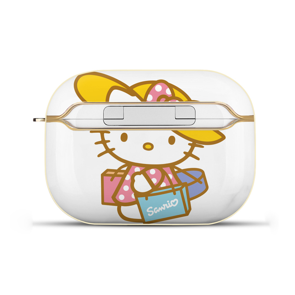 （画像用） Hello Kitty ハローキティ 【AirPods Pro用】ハードシェル保護ケース｜耐衝撃・防指紋・カラビナ付き商品仕様