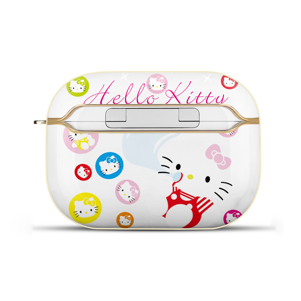 （画像用） Hello Kitty ハローキティ 【AirPods Pro用】ハードシェル保護ケース｜耐衝撃・防指紋・カラビナ付き商品仕様