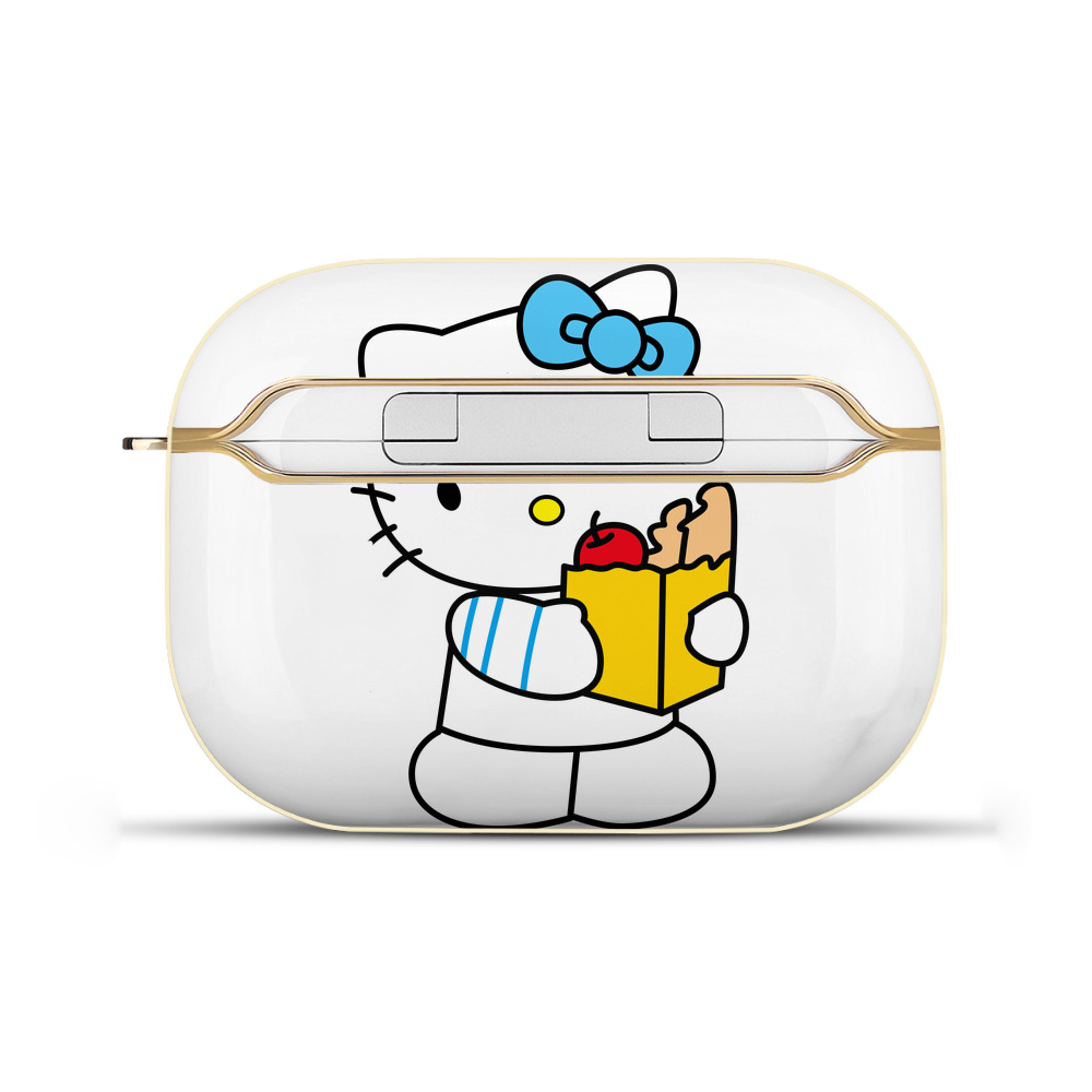 （画像用） Hello Kitty ハローキティ 【AirPods Pro用】ハードシェル保護ケース｜耐衝撃・防指紋・カラビナ付き商品仕様