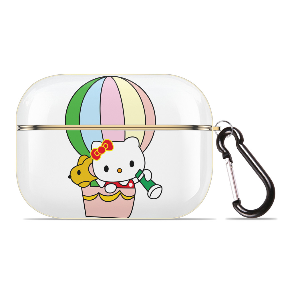 （画像用） Hello Kitty ハローキティ 【AirPods Pro用】ハードシェル保護ケース｜耐衝撃・防指紋・カラビナ付き商品仕様