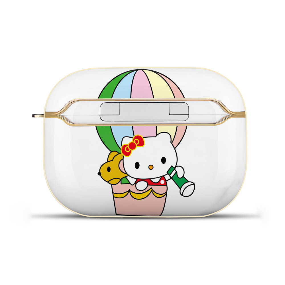 （画像用） Hello Kitty ハローキティ 【AirPods Pro用】ハードシェル保護ケース｜耐衝撃・防指紋・カラビナ付き商品仕様