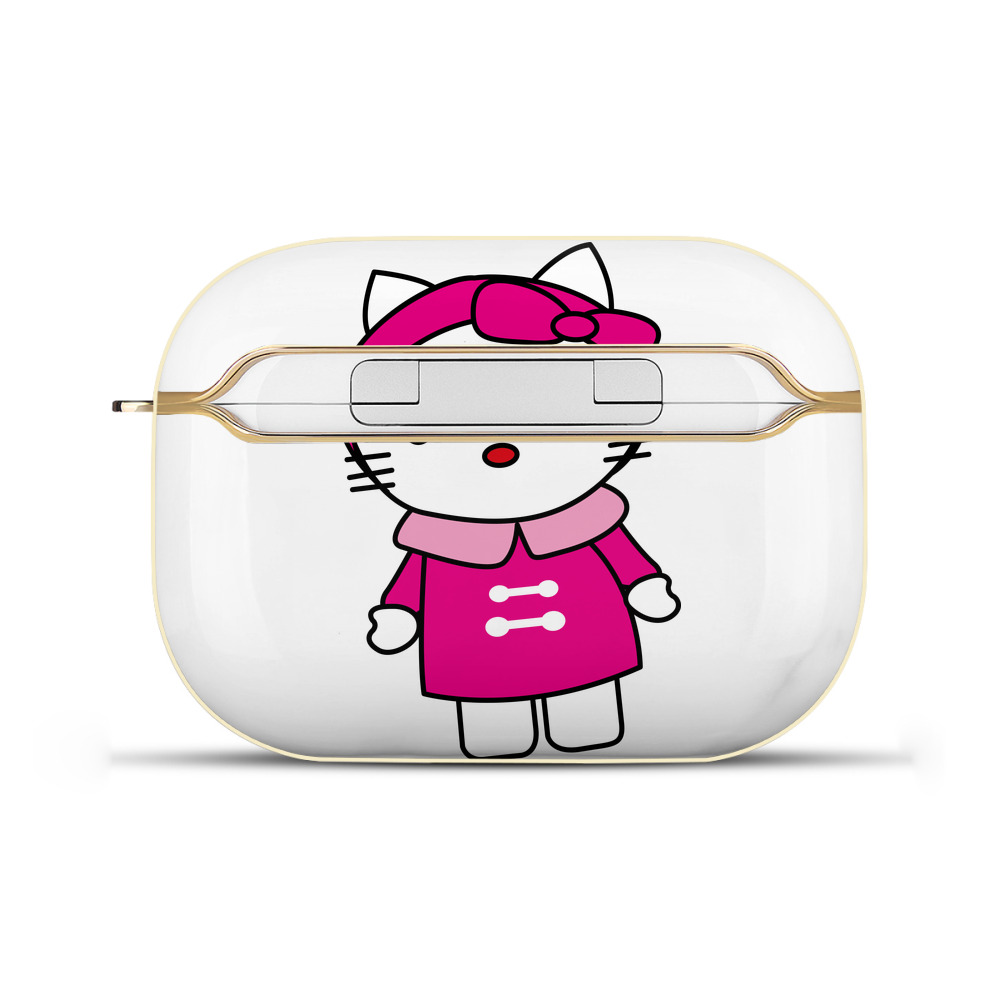 （画像用） Hello Kitty ハローキティ 【AirPods Pro用】ハードシェル保護ケース｜耐衝撃・防指紋・カラビナ付き商品仕様