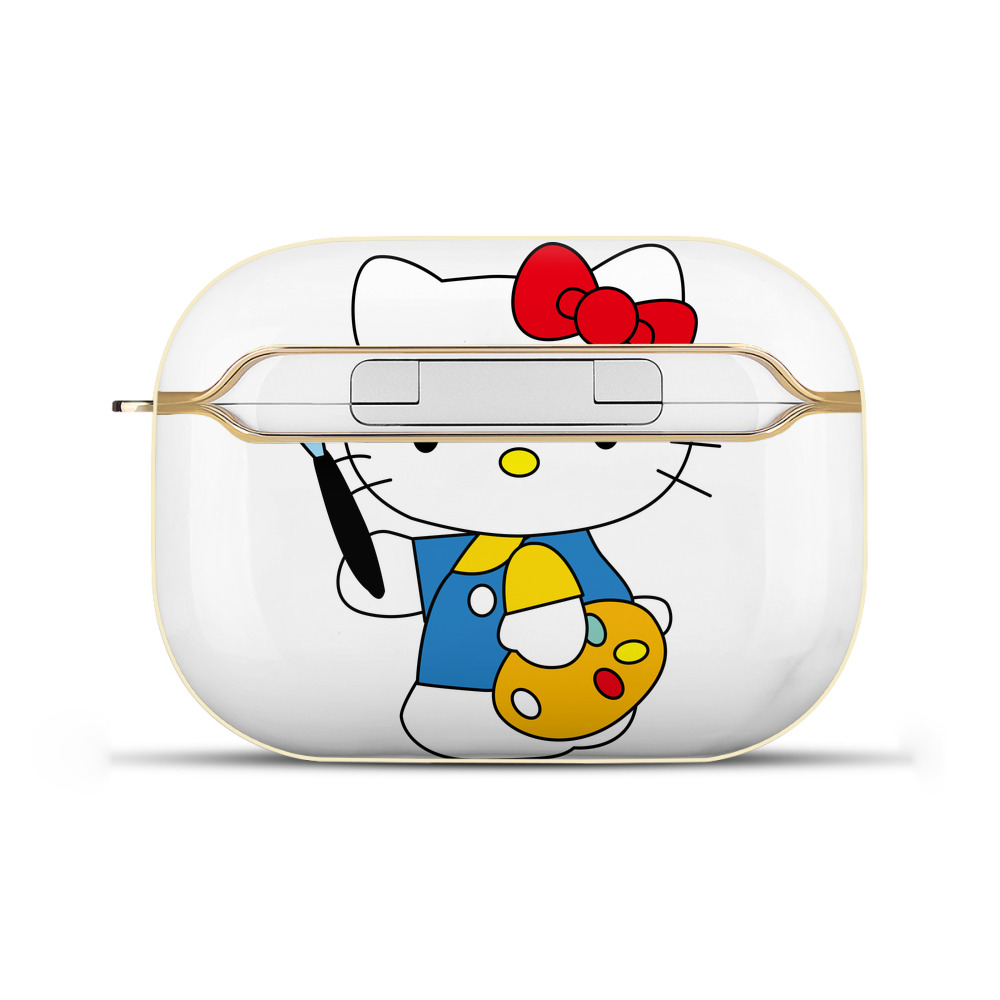 （画像用） Hello Kitty ハローキティ 【AirPods Pro用】ハードシェル保護ケース｜耐衝撃・防指紋・カラビナ付き商品仕様