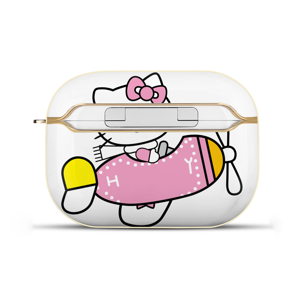 （画像用） Hello Kitty ハローキティ 【AirPods Pro用】ハードシェル保護ケース｜耐衝撃・防指紋・カラビナ付き商品仕様