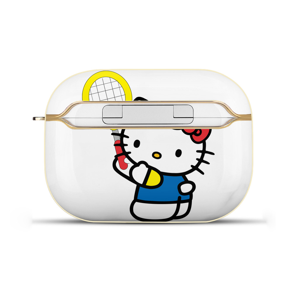 （画像用） Hello Kitty ハローキティ 【AirPods Pro用】ハードシェル保護ケース｜耐衝撃・防指紋・カラビナ付き商品仕様