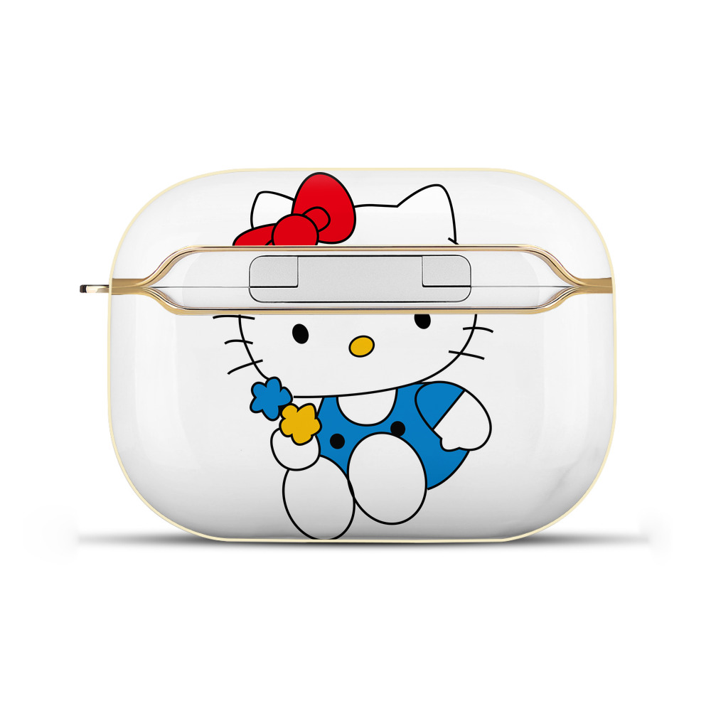 （画像用） Hello Kitty ハローキティ 【AirPods Pro用】ハードシェル保護ケース｜耐衝撃・防指紋・カラビナ付き商品仕様