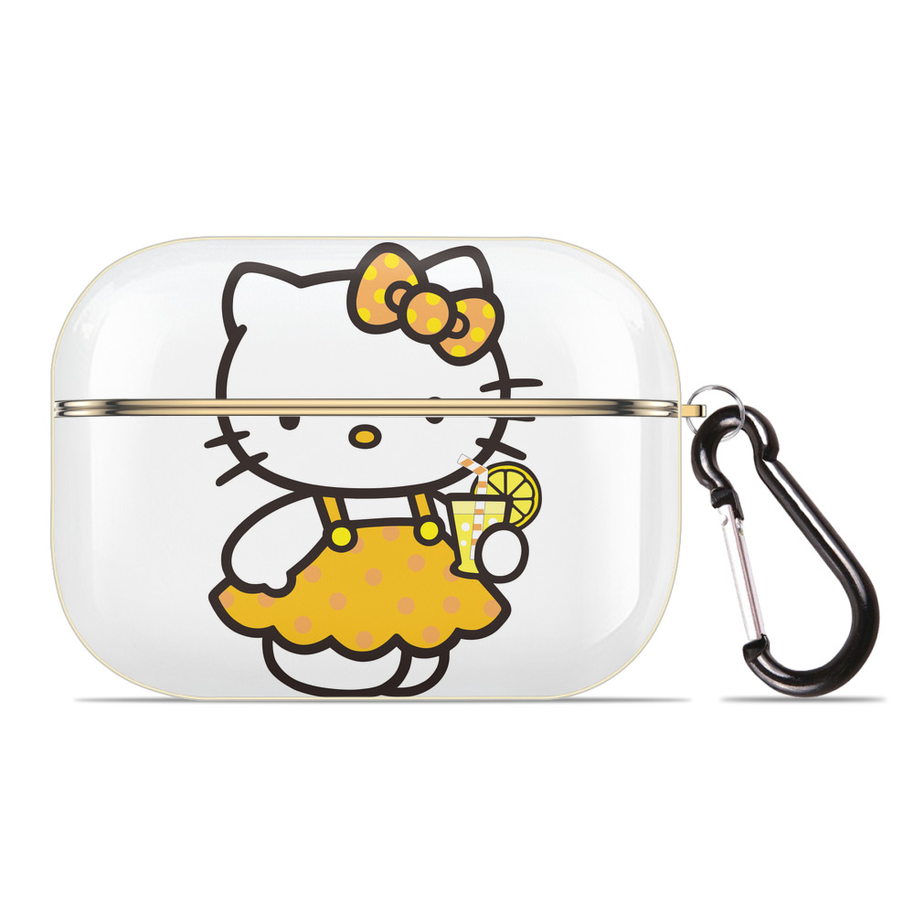 （画像用） Hello Kitty ハローキティ 【AirPods Pro用】ハードシェル保護ケース｜耐衝撃・防指紋・カラビナ付き商品仕様