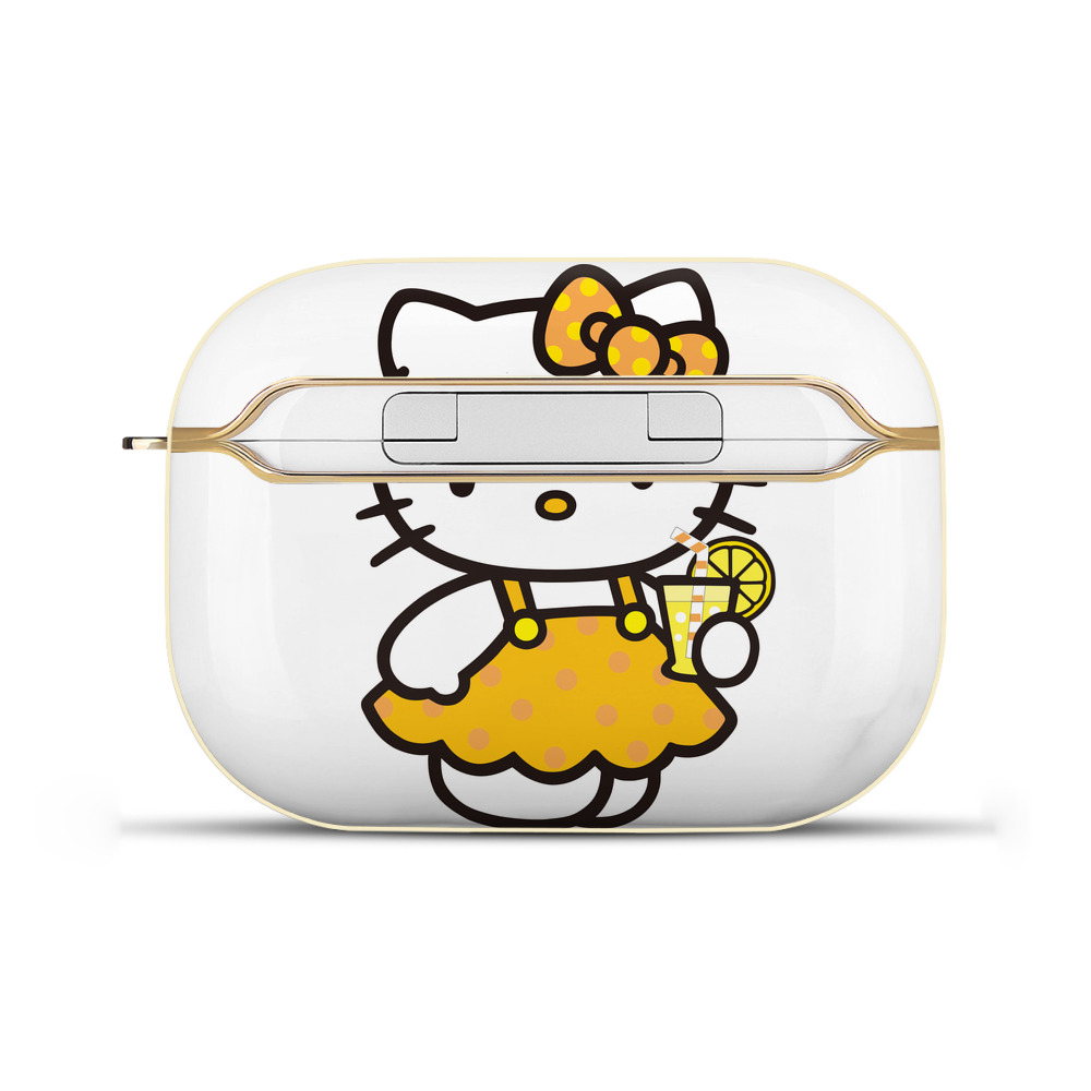 （画像用） Hello Kitty ハローキティ 【AirPods Pro用】ハードシェル保護ケース｜耐衝撃・防指紋・カラビナ付き商品仕様