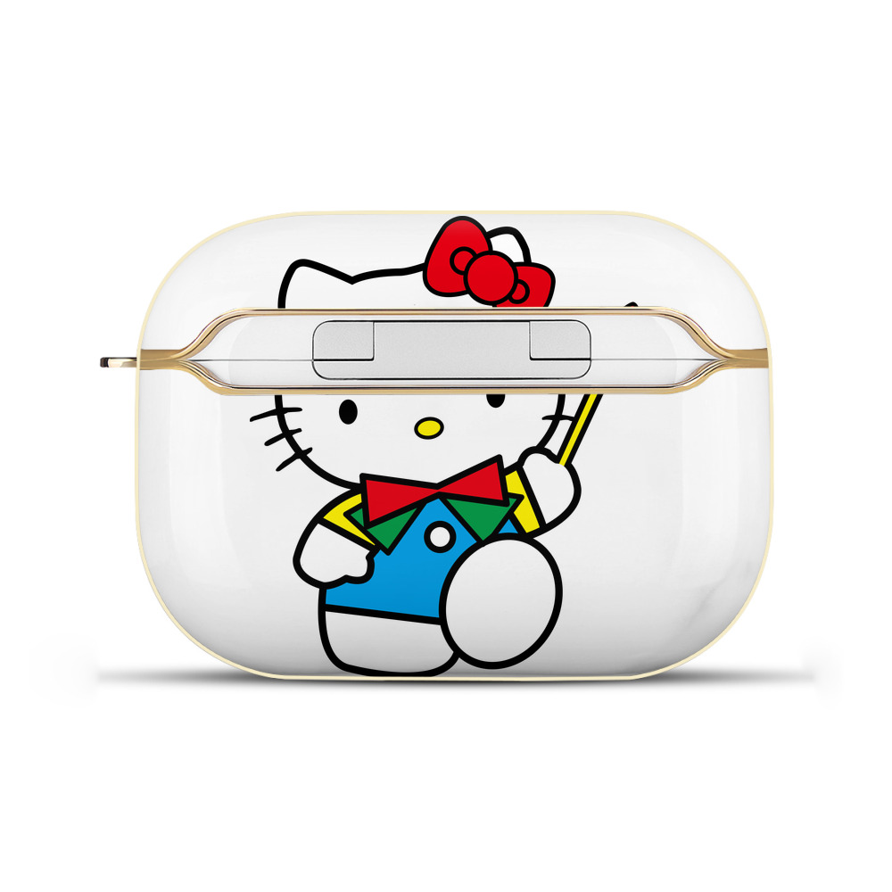 （画像用） Hello Kitty ハローキティ 【AirPods Pro用】ハードシェル保護ケース｜耐衝撃・防指紋・カラビナ付き商品仕様