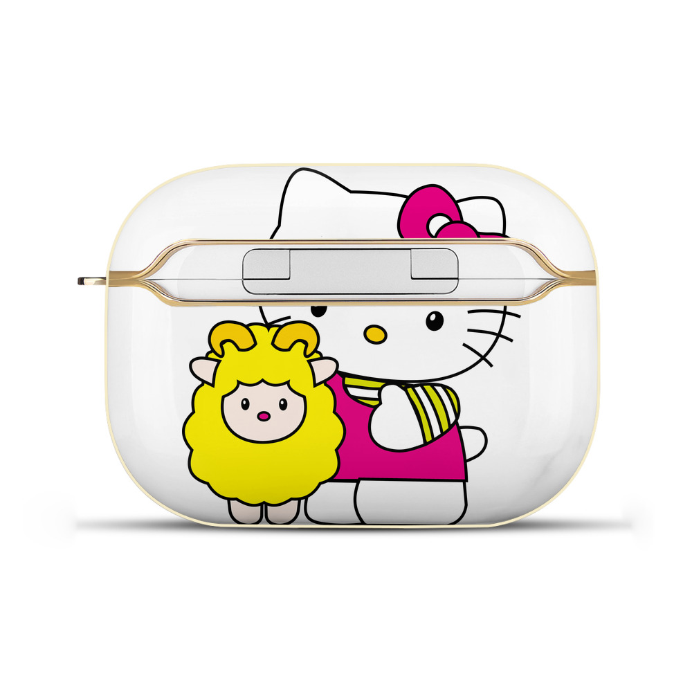 （画像用） Hello Kitty ハローキティ 【AirPods Pro用】ハードシェル保護ケース｜耐衝撃・防指紋・カラビナ付き商品仕様