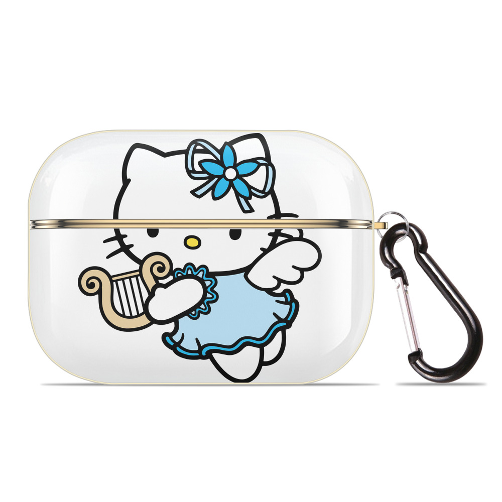 （画像用） Hello Kitty ハローキティ 【AirPods Pro用】ハードシェル保護ケース｜耐衝撃・防指紋・カラビナ付き商品仕様
