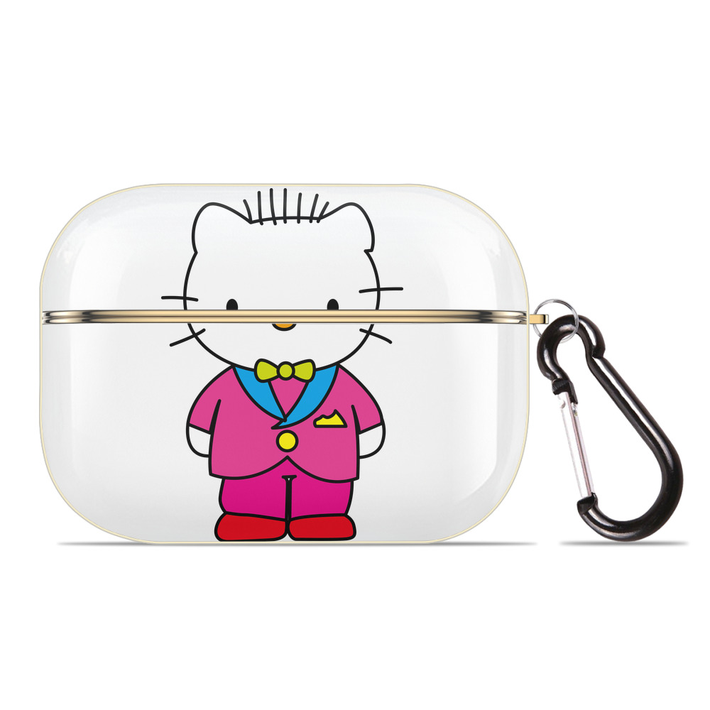 （画像用） Hello Kitty ハローキティ 【AirPods Pro用】ハードシェル保護ケース｜耐衝撃・防指紋・カラビナ付き商品仕様
