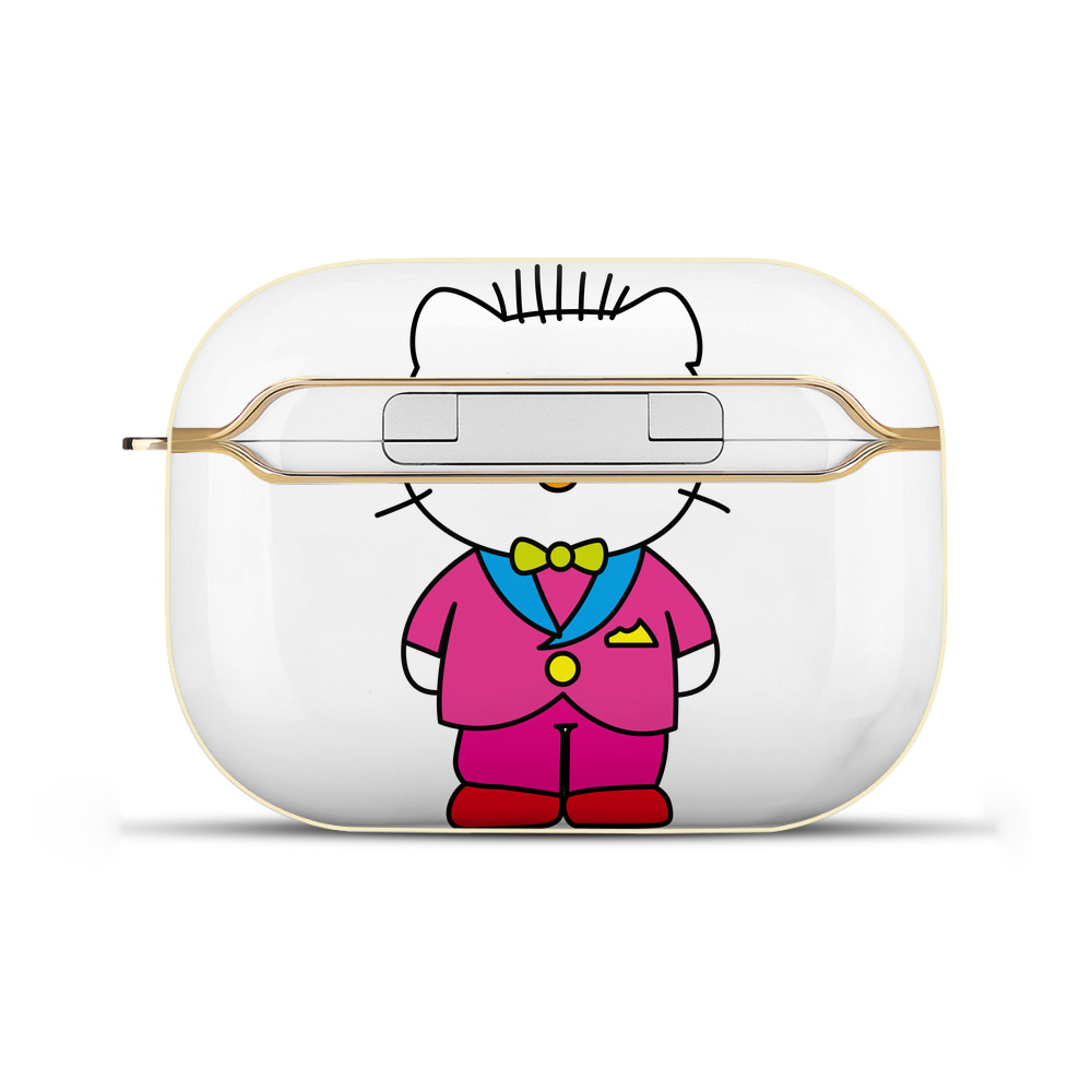 （画像用） Hello Kitty ハローキティ 【AirPods Pro用】ハードシェル保護ケース｜耐衝撃・防指紋・カラビナ付き商品仕様