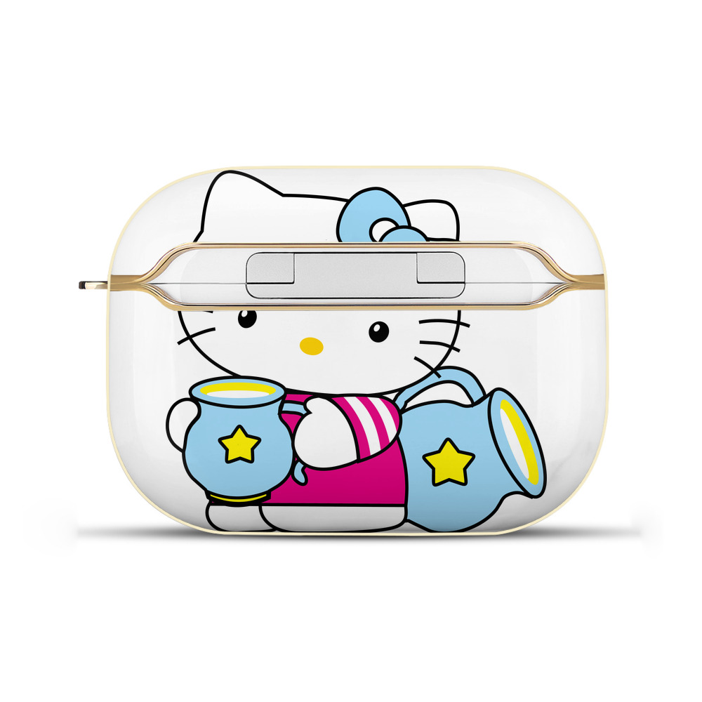 （画像用） Hello Kitty ハローキティ 【AirPods Pro用】ハードシェル保護ケース｜耐衝撃・防指紋・カラビナ付き商品仕様