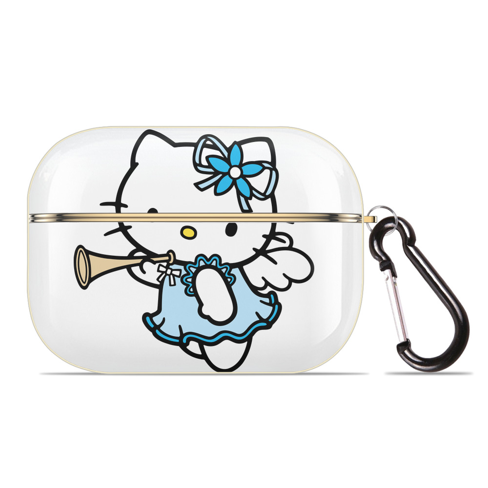 （画像用） Hello Kitty ハローキティ 【AirPods Pro用】ハードシェル保護ケース｜耐衝撃・防指紋・カラビナ付き商品仕様