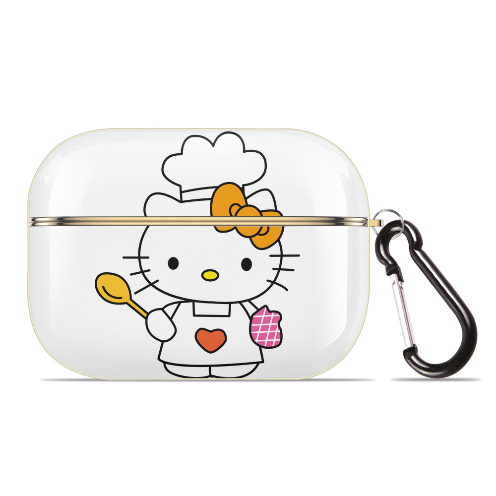（画像用） Hello Kitty ハローキティ 【AirPods Pro用】ハードシェル保護ケース｜耐衝撃・防指紋・カラビナ付き商品仕様