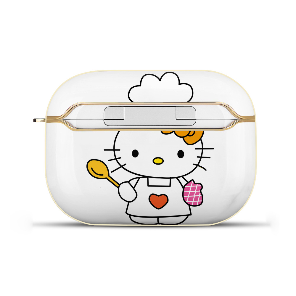 （画像用） Hello Kitty ハローキティ 【AirPods Pro用】ハードシェル保護ケース｜耐衝撃・防指紋・カラビナ付き商品仕様