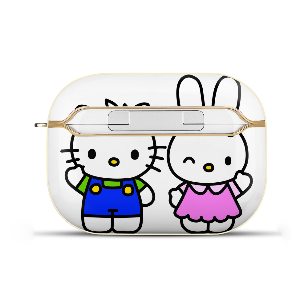 （画像用） Hello Kitty ハローキティ 【AirPods Pro用】ハードシェル保護ケース｜耐衝撃・防指紋・カラビナ付き商品仕様
