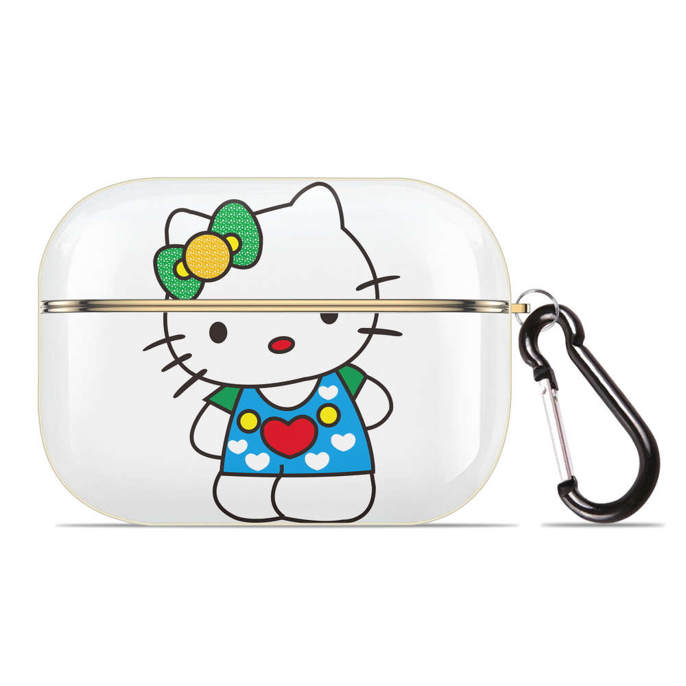 （画像用） Hello Kitty ハローキティ 【AirPods Pro用】ハードシェル保護ケース｜耐衝撃・防指紋・カラビナ付き商品仕様