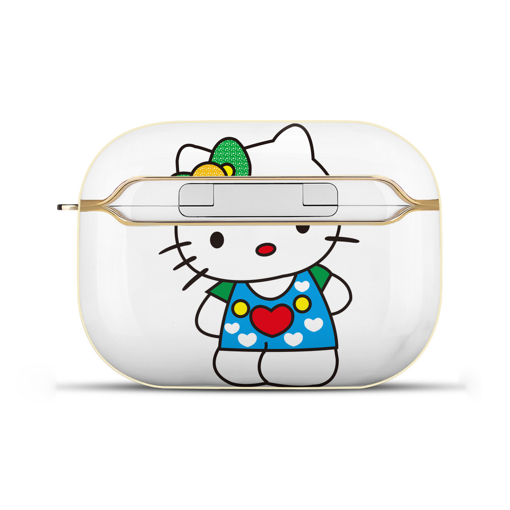 （画像用） Hello Kitty ハローキティ 【AirPods Pro用】ハードシェル保護ケース｜耐衝撃・防指紋・カラビナ付き商品仕様