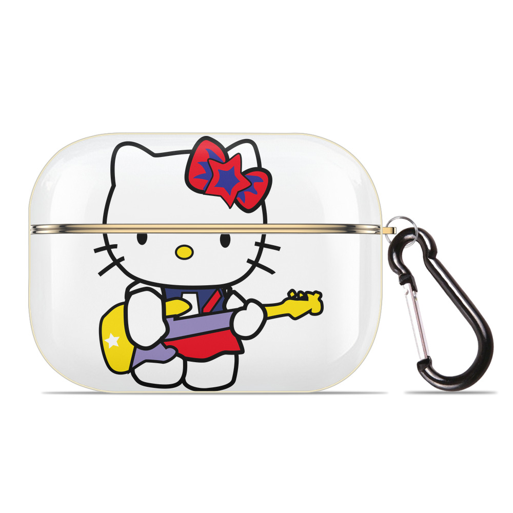 （画像用） Hello Kitty ハローキティ 【AirPods Pro用】ハードシェル保護ケース｜耐衝撃・防指紋・カラビナ付き商品仕様