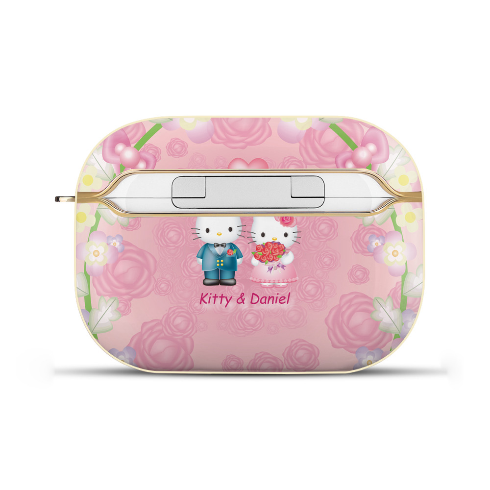（画像用） Hello Kitty ハローキティ 【AirPods Pro用】ハードシェル保護ケース｜耐衝撃・防指紋・カラビナ付き商品仕様
