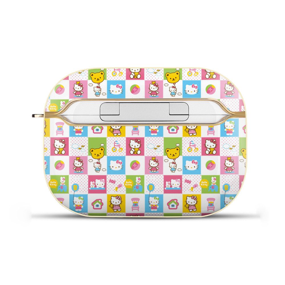 （画像用） Hello Kitty ハローキティ 【AirPods Pro用】ハードシェル保護ケース｜耐衝撃・防指紋・カラビナ付き商品仕様