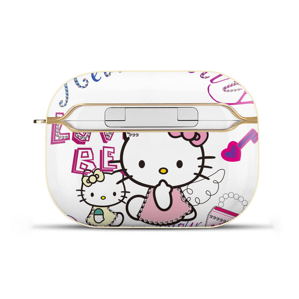 （画像用） Hello Kitty ハローキティ 【AirPods Pro用】ハードシェル保護ケース｜耐衝撃・防指紋・カラビナ付き商品仕様