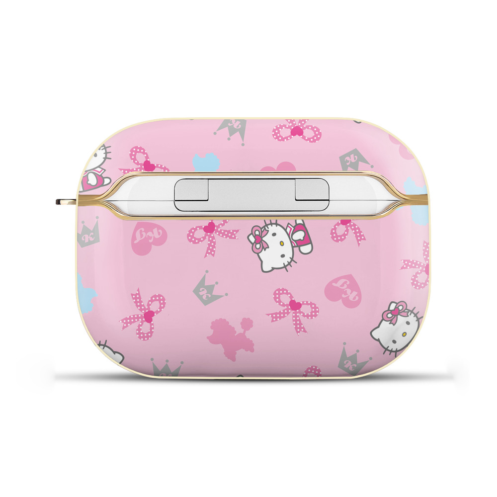 （画像用） Hello Kitty ハローキティ 【AirPods Pro用】ハードシェル保護ケース｜耐衝撃・防指紋・カラビナ付き商品仕様