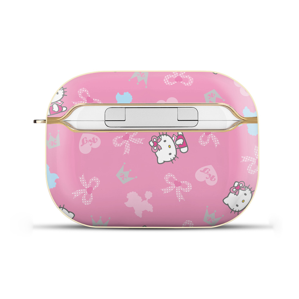（画像用） Hello Kitty ハローキティ 【AirPods Pro用】ハードシェル保護ケース｜耐衝撃・防指紋・カラビナ付き商品仕様
